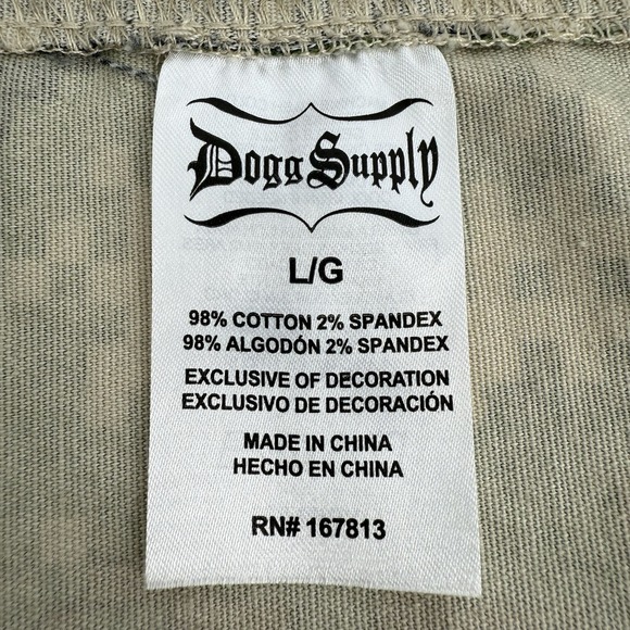 Dogg Supply by Snoop Dogg Men's L Short Sleeve Shirt Digi Camo Green Stretch - Picture 9 of 11